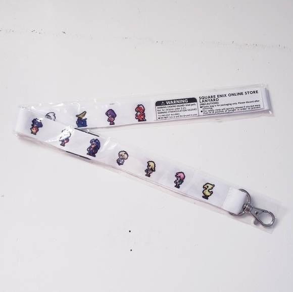 🔮3/$15 Final Fantasy 16-Bit Lanyard - Picture 1 of 8